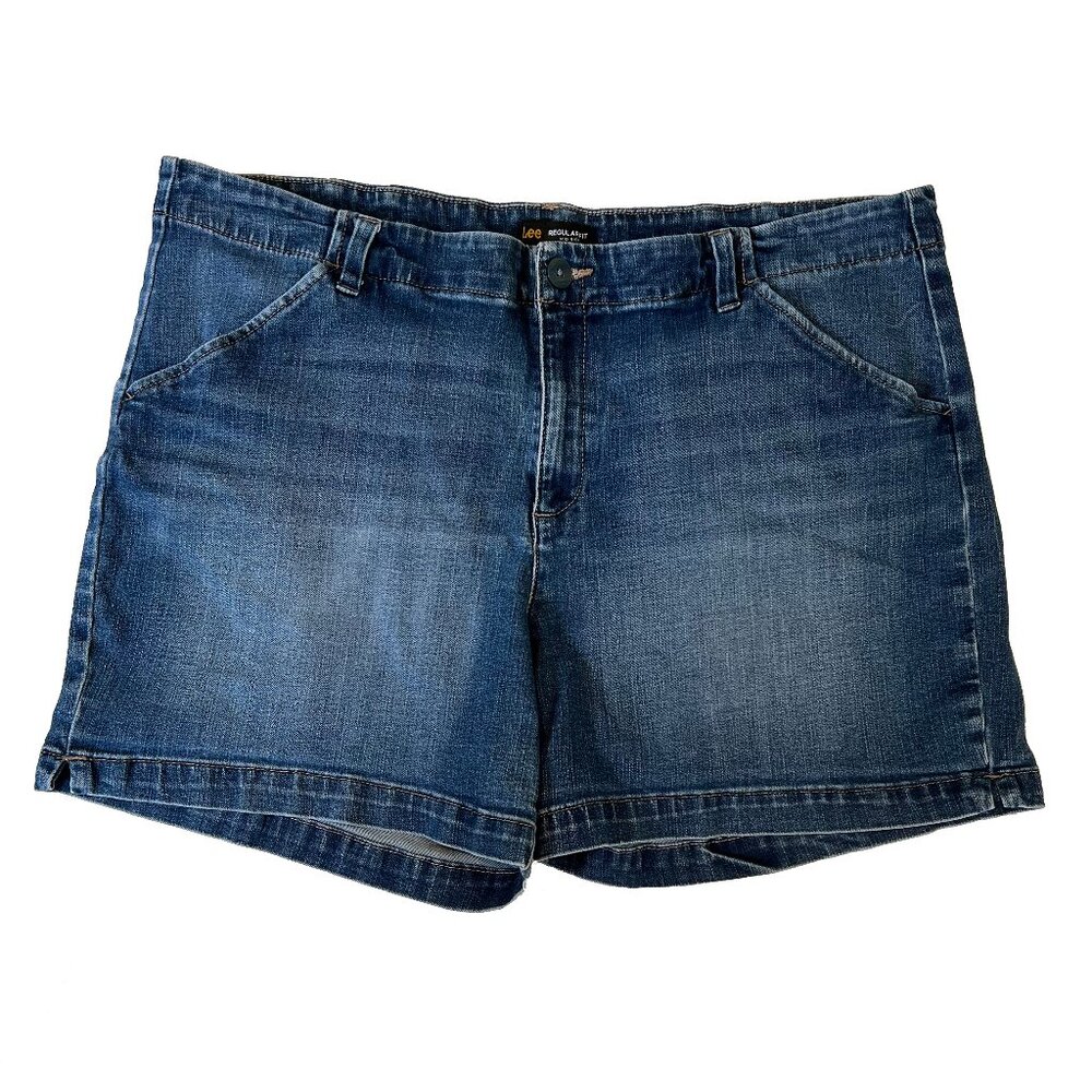 Lee Regular Fit Mid Rise Jean Shorts XXL